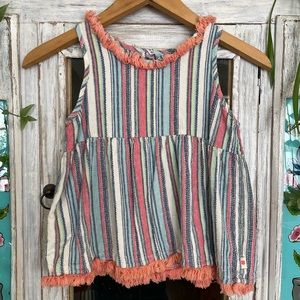 Lucky Brand girls, size 10-12 Large, Bohemian tank top, Boho, NWOT